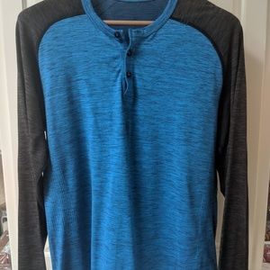 Lululemon Metal Vent Tech Henley, L/S size large